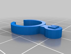 watercooler lock ring replacement parts 3d print model - Mito3D