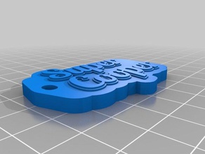 süper cooper Anahtarlık organizasyon özelleştirilmiş 3d print model - Mito3D
