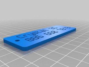 tag organizzazione su misura 3d print model - Mito3D
