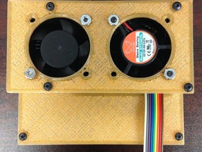 udoo protective plates computer 123d autodesk fan mount laserccut plate svg case 3d print model - Mito3D