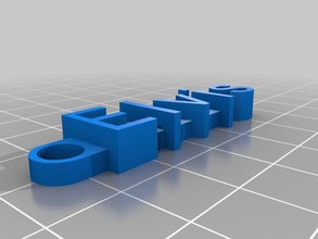 elvis Anahtarlık organizasyon özelleştirilmiş 3d print model - Mito3D
