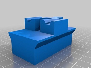 duplo brio conversor de tijolo v2 construção brinquedos abs replicator 2x trem 3d print model - Mito3D