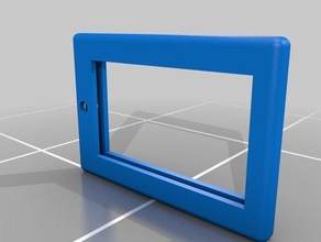 basic card holder 3d print model - Mito3D