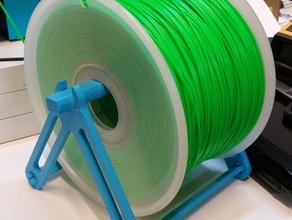 filament spool holder rolls up 165mm diameter 3d printer accessories 3d print model - Mito3D