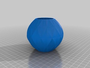 meine angepasste polygon vase Dekor 3d print model - Mito3D