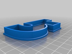 tu cookie cutter 3d printing towson 3d print model - Mito3D