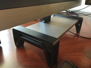 aoc monitor stand riser office lcd 3d print model - Mito3D