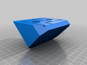printrbot logo tilted signs & logos simple metal 3d print model - Mito3D