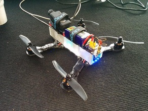 minion quadcopter de los paneles laterales r c vehículos drone minon220 multicopter multirotor rc 3d print model - Mito3D