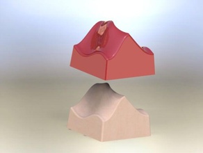 sand-Dünen-sand-box-Form Bau-Spielzeug buildacastle 3d print model - Mito3D