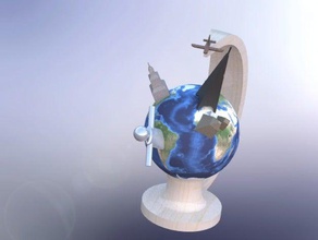 consente di vedere il mondo sculture art sfida famosa monumento seetheworld viaggio 3d print model - Mito3D