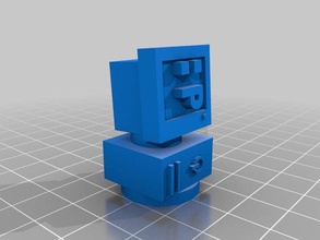 computer le creature di scacchi desktop emoticon 3d print model - Mito3D