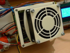 megatronics 20 fan holder mount orca v02 3d printer accessories cooling 3d print model - Mito3D