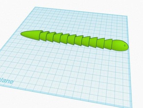 snake 3d printing animal moving 3d print model - Mito3D