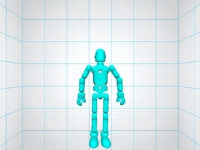 ball jointed doll costruzione di giocattoli la creazione tinkerplay 3d print model - Mito3D