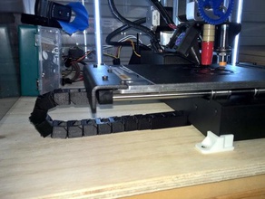 ısı yatağı kablo zinciri basit metal printrbot 3d yazıcı aksesuarları simple 3d print model - Mito3D