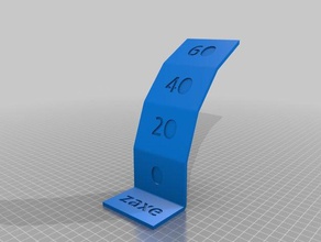 zaxe supporto angolo di test Stampa 3d prove il 3d print model - Mito3D