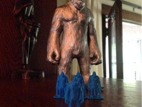 sasquatch bigfoot sculture 3d print model - Mito3D