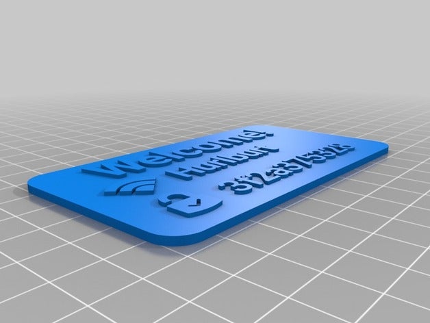 my customized wi-fi sign decor 3D print model - Mito3D