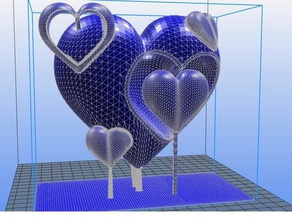 love air biology heart 3d print model - Mito3D