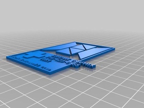 bizcard1 puzzles customized 3d print model - Mito3D