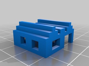 Ost-Haus Gebäude Strukturen printcraft 3d print model - Mito3D