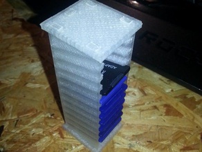 sd-card torre organizzazione 3d print model - Mito3D