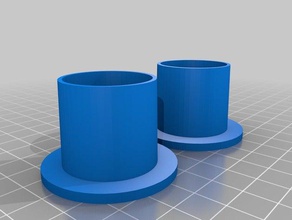 my customized parametric filament spool bushing 3d printer parts 3d print model - Mito3D
