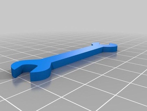 my customized double sided wrench hand tools 3d print model - Mito3D