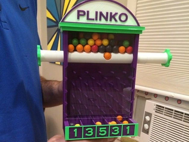 candy plinko kitchen & dining dispenser machine 3D print model - Mito3D