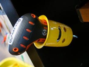 gyro driver holster organization power screwdriver tools tool holder 3d print model - Mito3D
