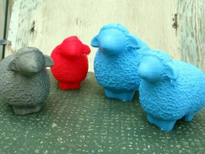 wooly sheep scans replicas 123d catch 3d print model - Mito3D