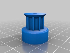 htd5 9mm height 32mm motor shaft m3 hex nut electric skateboard pulley 3d printer parts customized 3d print model - Mito3D