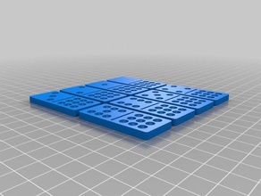 dominoes1 games customized 3d print model - Mito3D