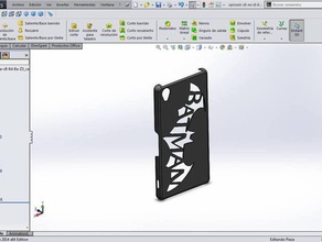 sony xperia z1 case batman 3d printer accessories 3d print model - Mito3D