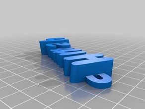 hannah organização personalizado 3d print model - Mito3D