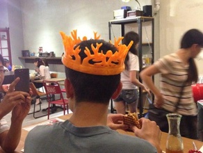jogo de tronos, joffrey baratheon coroa unificar traje 3d print model - Mito3D