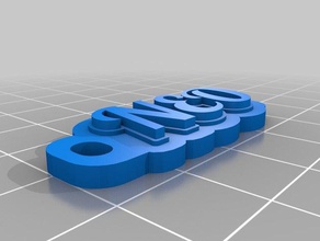 neo ' s Schlüsselbund - Organisation kundengebundene 3d print model - Mito3D