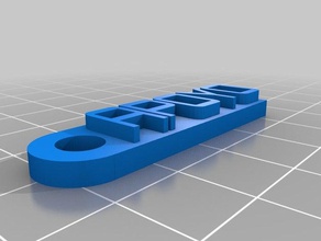llavero apoyo - Organisation kundengebundene 3d print model - Mito3D
