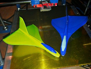 dart ıı mini 100mm yatak oyuncaklar oyunlar uçak sinek uçan planör 3d print model - Mito3D