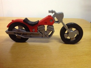 rompecabezas de la moto vehículos puzzle 3d print model - Mito3D