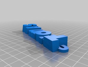 my customized iamburny's text - thomas organization 3d print model - Mito3D