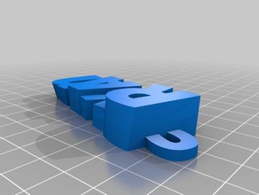 meu personalizados iamburny de texto do ryan organização personalizado 3d print model - Mito3D