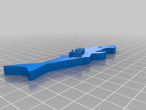 tim shark Schlüsselanhänger kundengebundene 3d print model - Mito3D