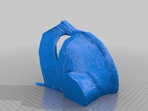skyrim iron helmet props armor dovahkin helm 3d print model - Mito3D