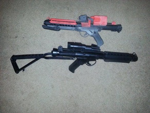 blaster rifle print ready props e-11 gun laser star wars storm trooper 3d print model - Mito3D