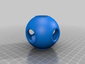 my customized cat toy ball v2 pets 3d print model - Mito3D