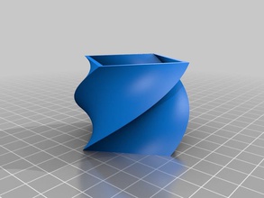 twisted cube d'autres 3d print model - Mito3D