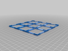 noch ein carcassonne-Plättchen-raster Spiele 3d print model - Mito3D