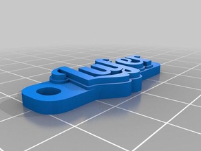 portachaveslufer organização personalizado 3d print model - Mito3D